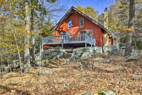 Secluded Cresco Cabin with Deck and Forest Views!